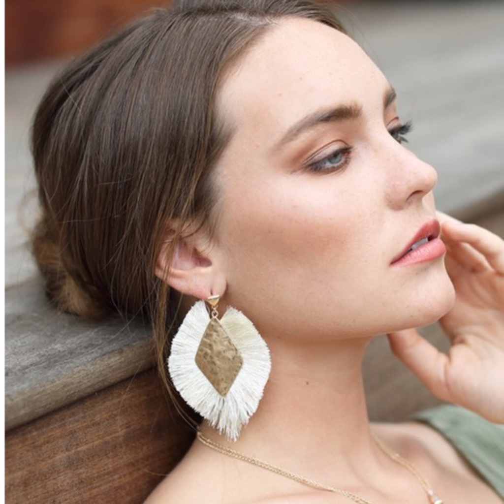 Fun With Tassels Earring - 4 Colors